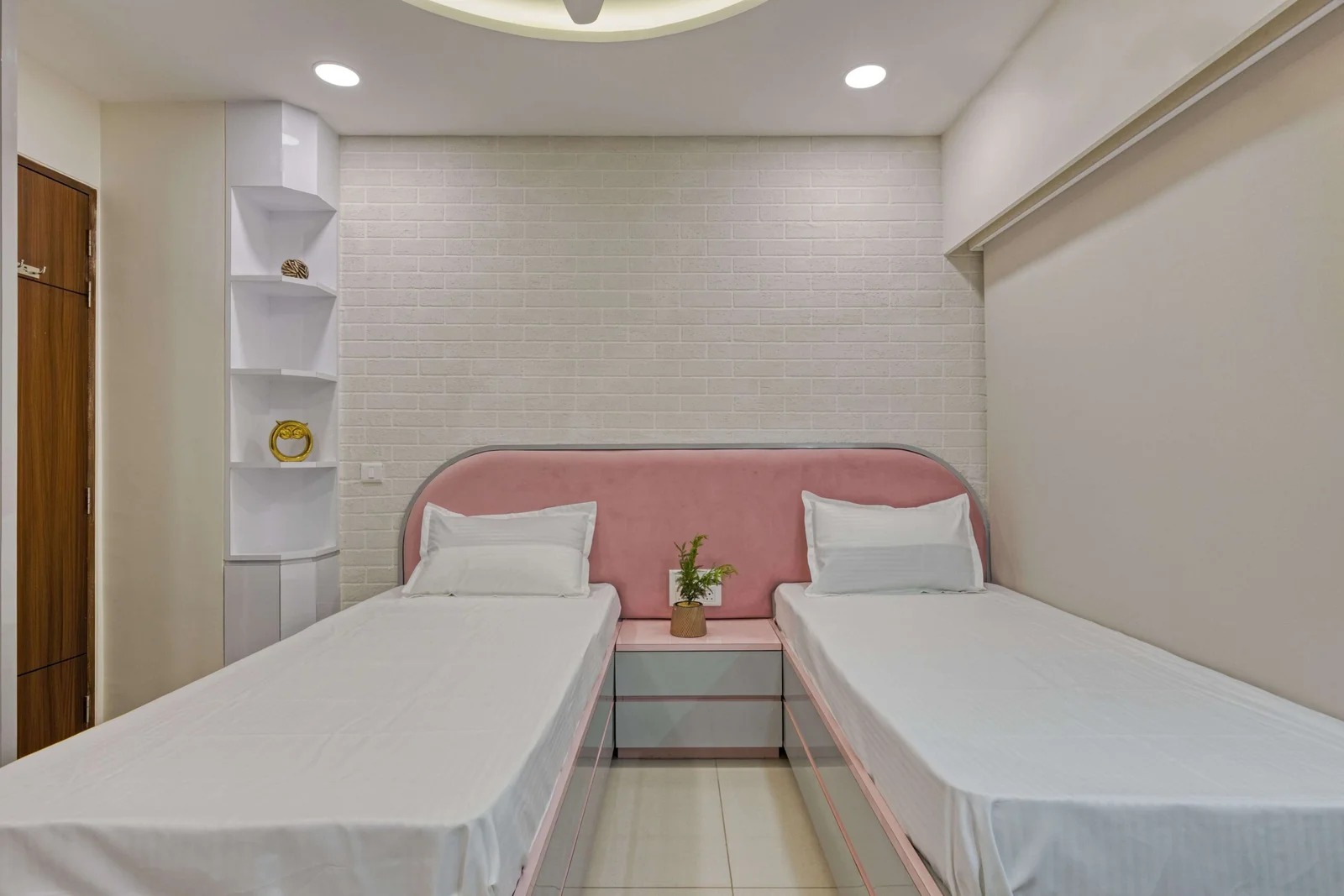 Pink Twin Bedroom