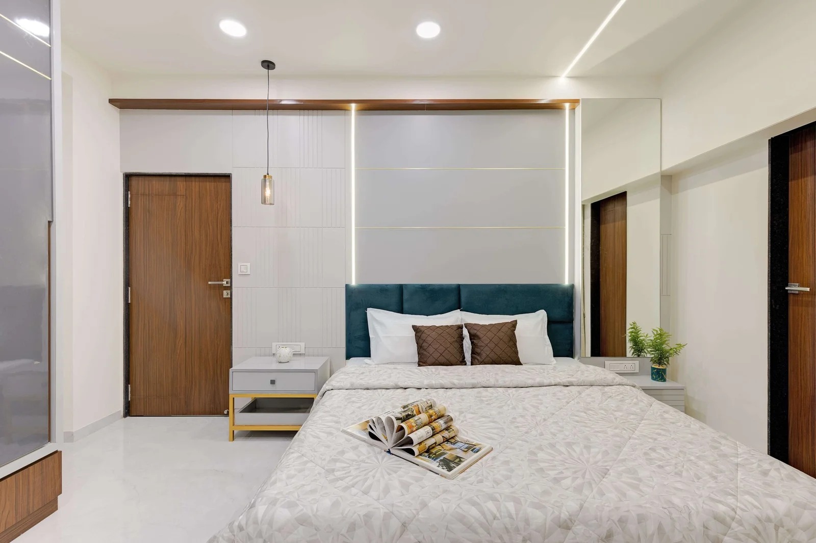 Teal Headboard Suite
