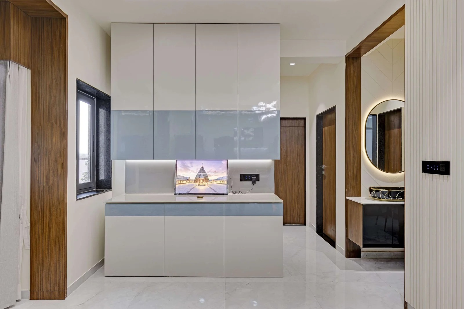 Tall Storage Console